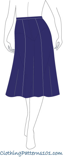 スカート Burmula : 24SS / CUTTING GORED FLARE SKIRT (IVORY) Gored Skirt — Pamela Barish