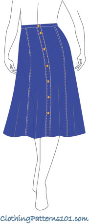 スカート Burmula / GORED FLARE SKIRT (STRIPE) SKIRT / GORED スカート FLARE (STRIPE) Burmula