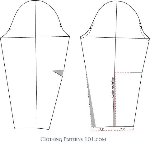 drafting clothingpatterns101 alterations blouses block armhole