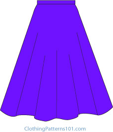 How to Draft a Circle Skirt (with Handkerchief Variation)