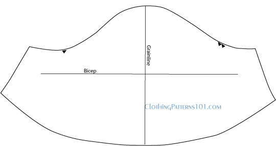 How to Draft a Flutter Sleeve Pattern