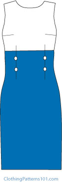 Self Drafted Pattern Wear-Ever Skirt Dress by Diane Kroe pattern
