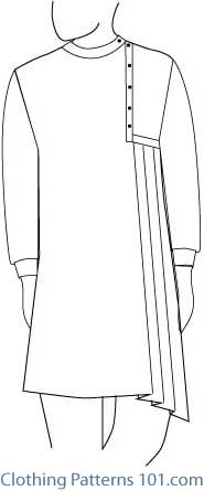 men's side pleated kurta for inspiration