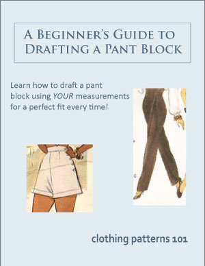 A Beginner's Guide to Drafting a Pant Block