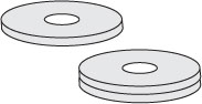 sketch of round discs used as pattern weights sketch of round discs used as pattern weights