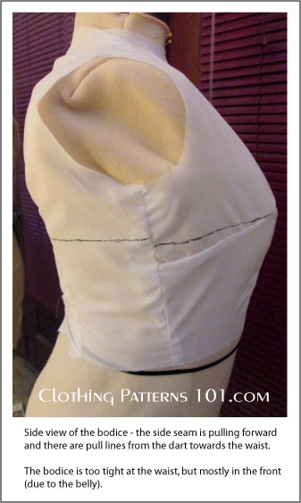 Fitting Bodice Pattern, the most common issues - The Shapes of Fabric