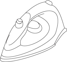 sketch of a steam iron sketch of a steam iron
